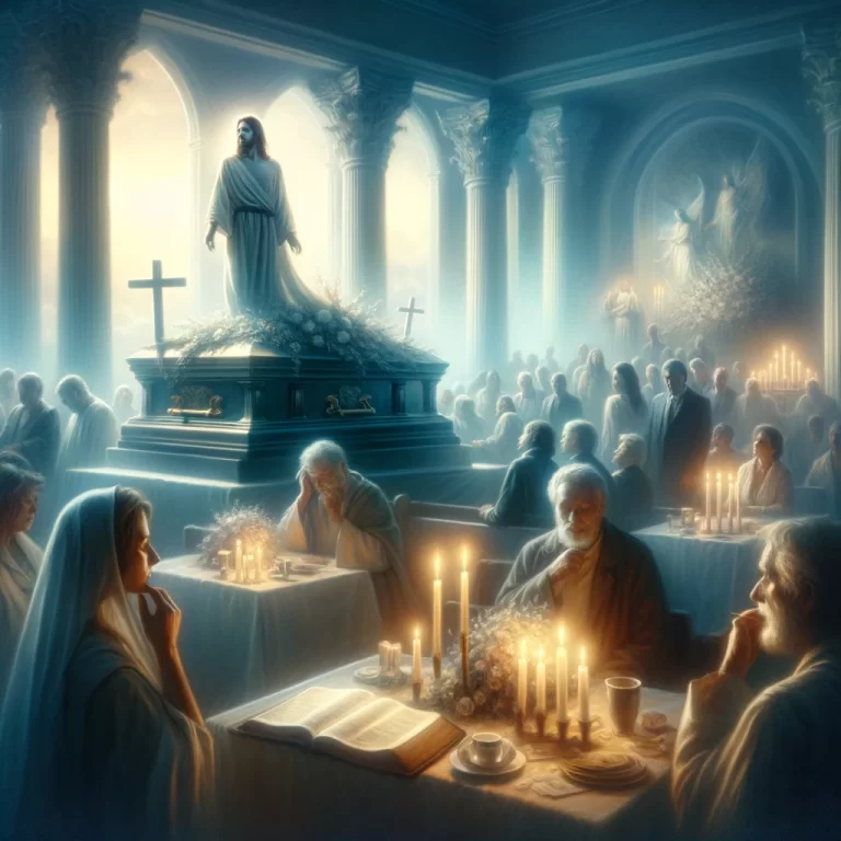 sonhar com velório segundo a bíblia