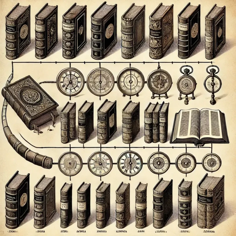 qual é a ordem cronológica dos livros da bíblia?