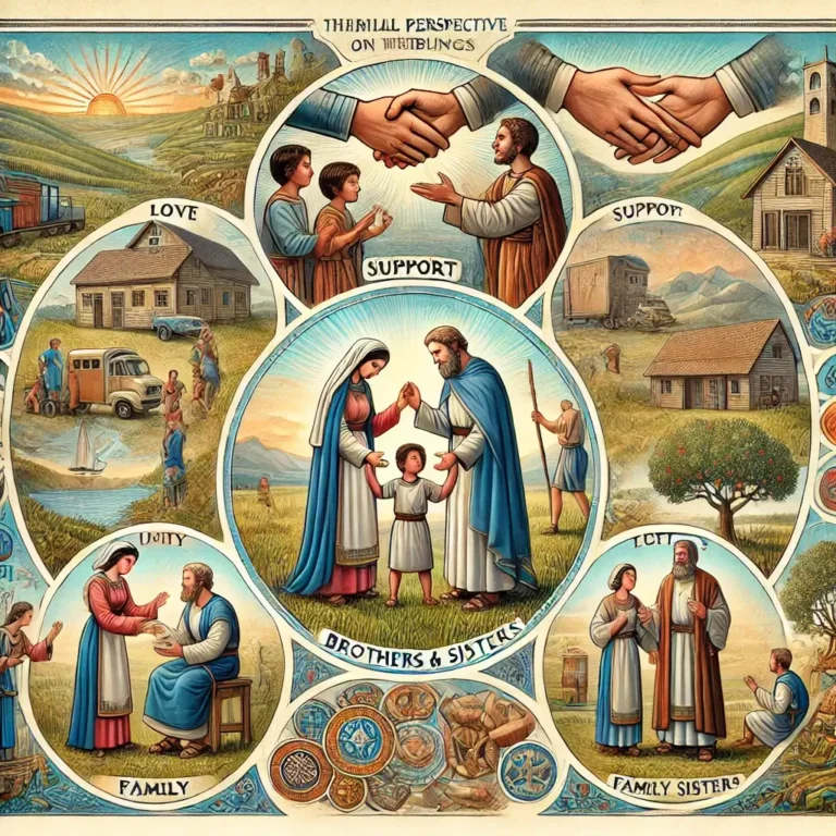 o que a bíblia diz sobre irmãos de sangue