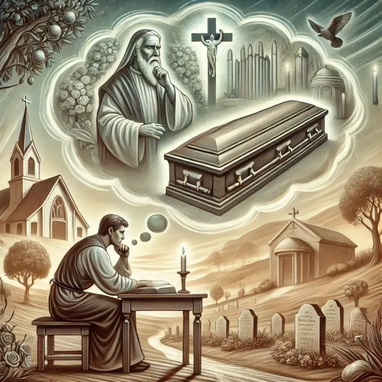 o que a bíblia diz sobre sonhar com caixão