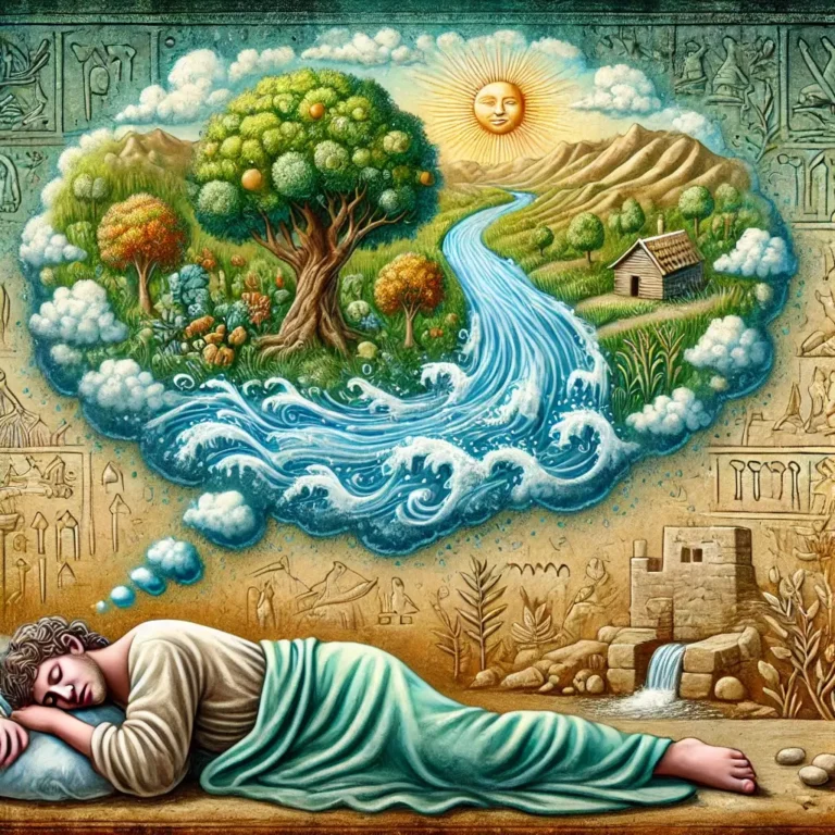 o que significa na bíblia sonhar com água