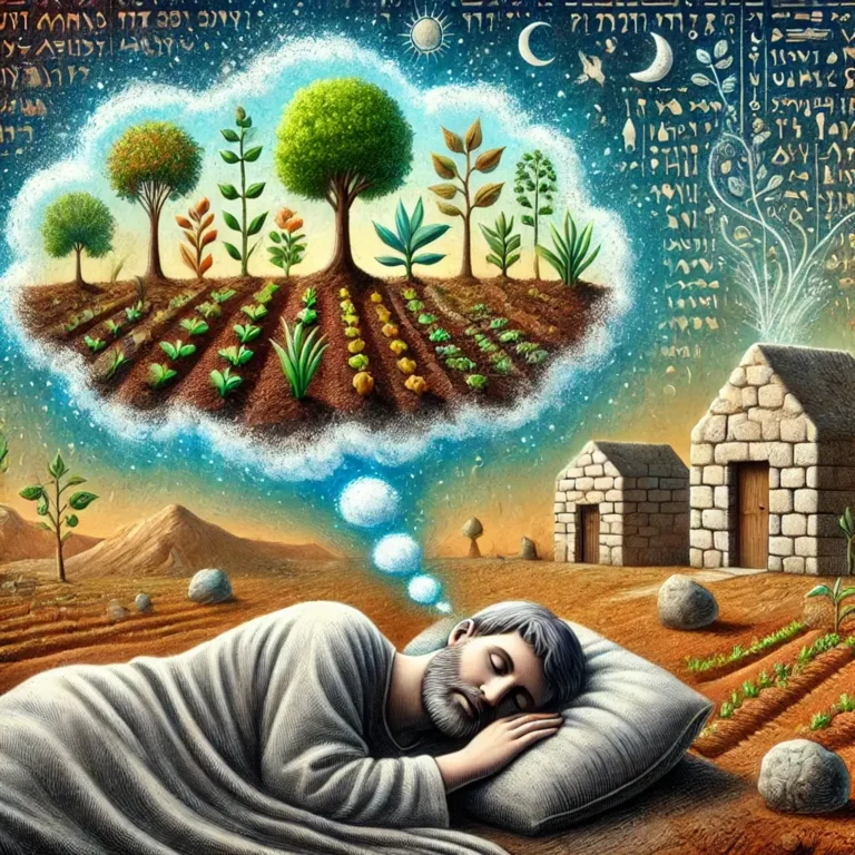 Sonhar com terra na bíblia