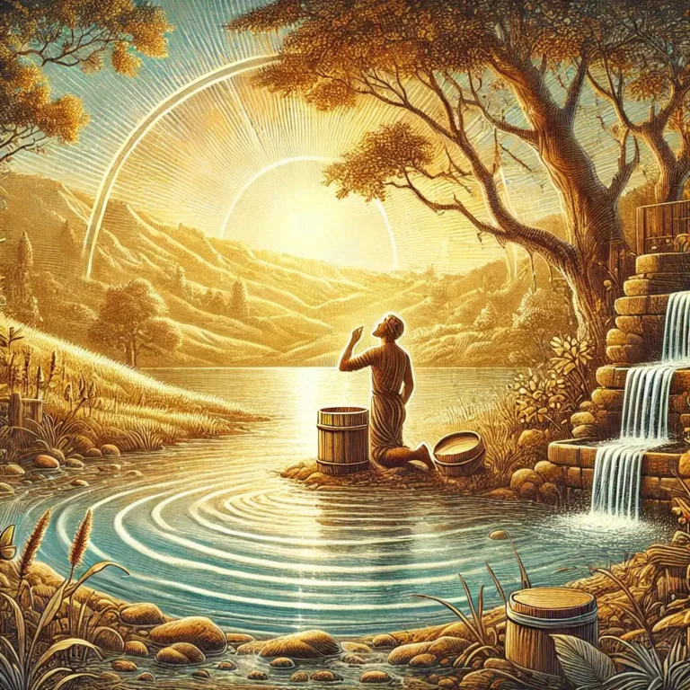 o que significa água na bíblia