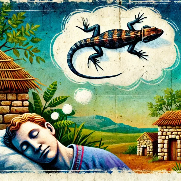 o que significa sonhar com lagarto na bíblia