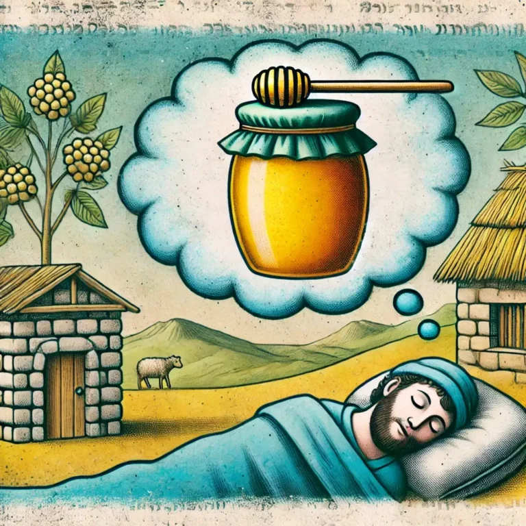 sonhar com mel na bíblia