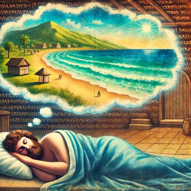 sonhar com praia na bíblia