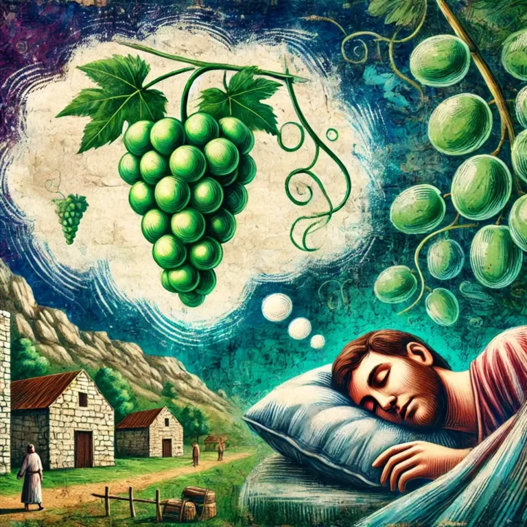 sonhar com uva verde na bíblia