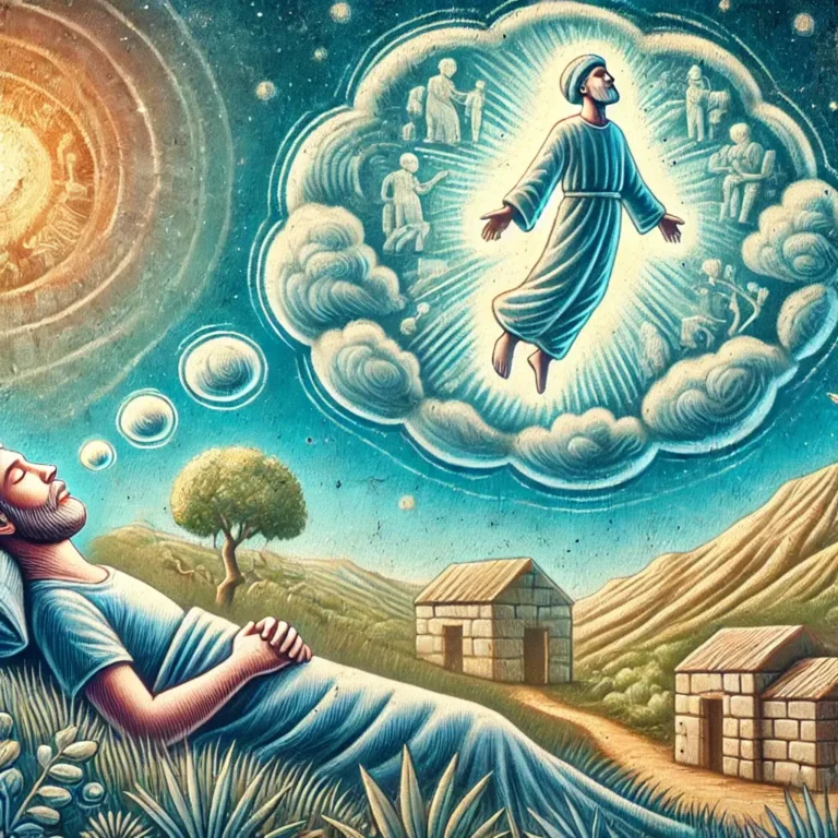 sonhar que está flutuando na bíblia