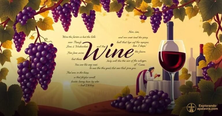 O Que Significa Vinho na Bíblia? Descubra a Simbologia!
