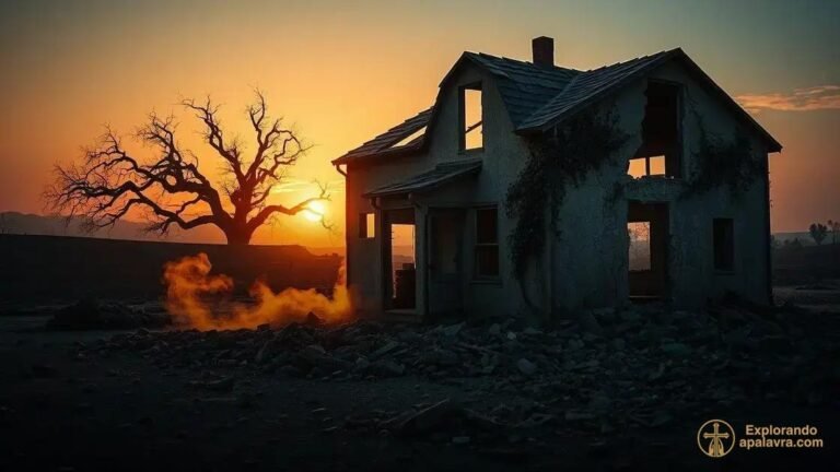 sonhar com casa desabando segundo a bíblia